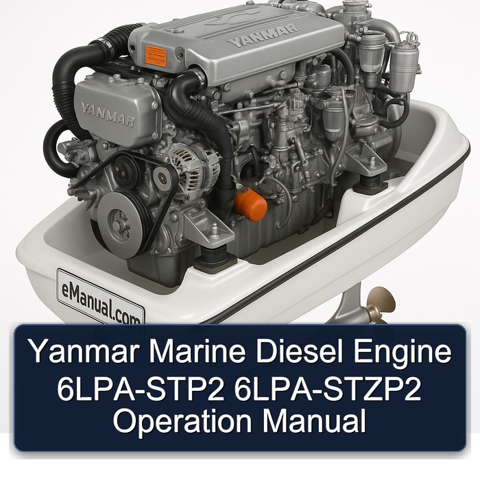 Yanmar Marine Diesel Engine 6LPA-STP2 6LPA-STZP2 Operation Manual