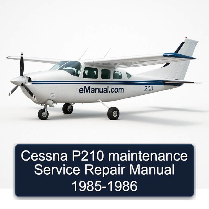 Cessna P210 maintenance Service Repair Manual 1985-1986