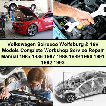 Volkswagen Scirocco Wolfsburg & 16v Models Complete Workshop Service Repair Manual 1985-1993