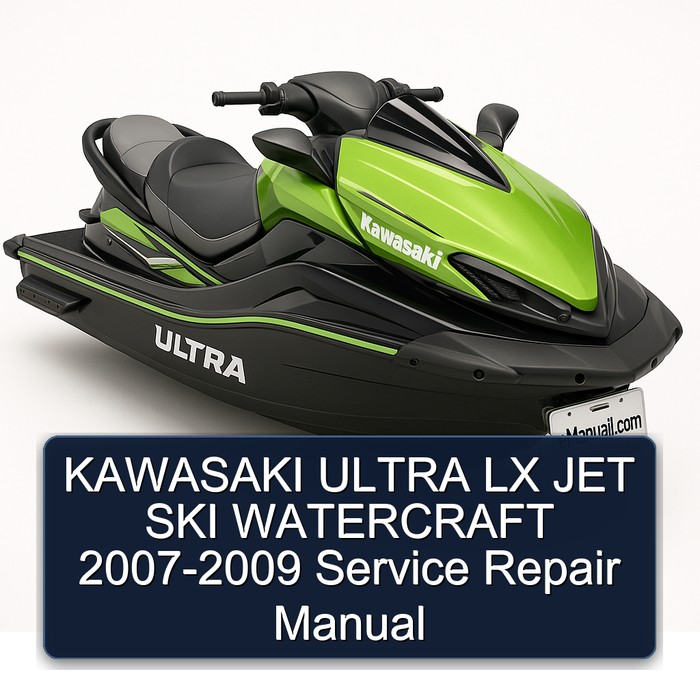 KAWASAKI ULTRA LX JET SKI WATERCRAFT 2007-2009 Manual de servicio y reparación