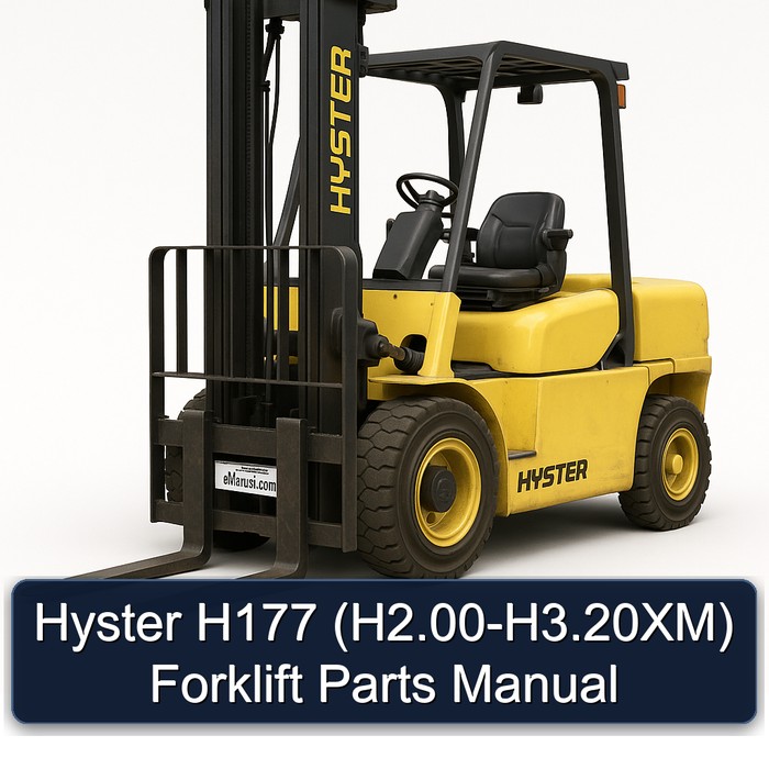 Gabelstapler Ersatzteilhandbuch Hyster H177 (H2.00-H3.20XM)