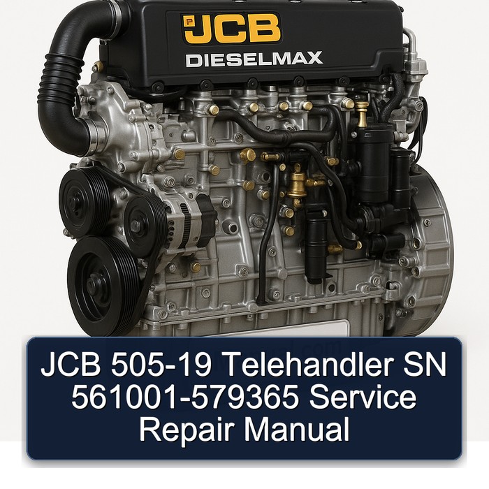 JCB 505-19 Telehandler SN 561001-579365 Service Repair Manual