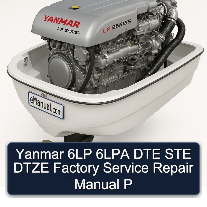 Yanmar 6LP 6LPA DTE STE DTZE Factory Service Repair Manual P