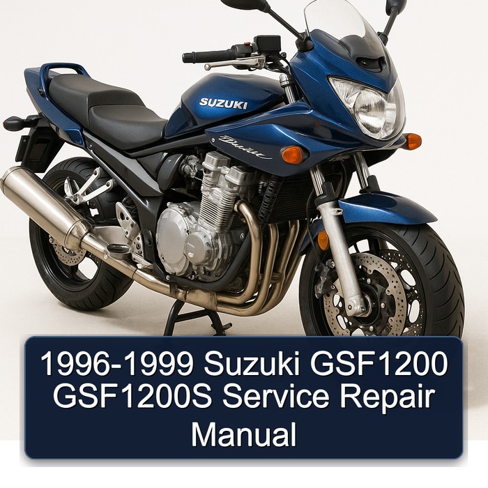 1996-1999 Suzuki GSF1200 GSF1200S Manual de servicio y reparación