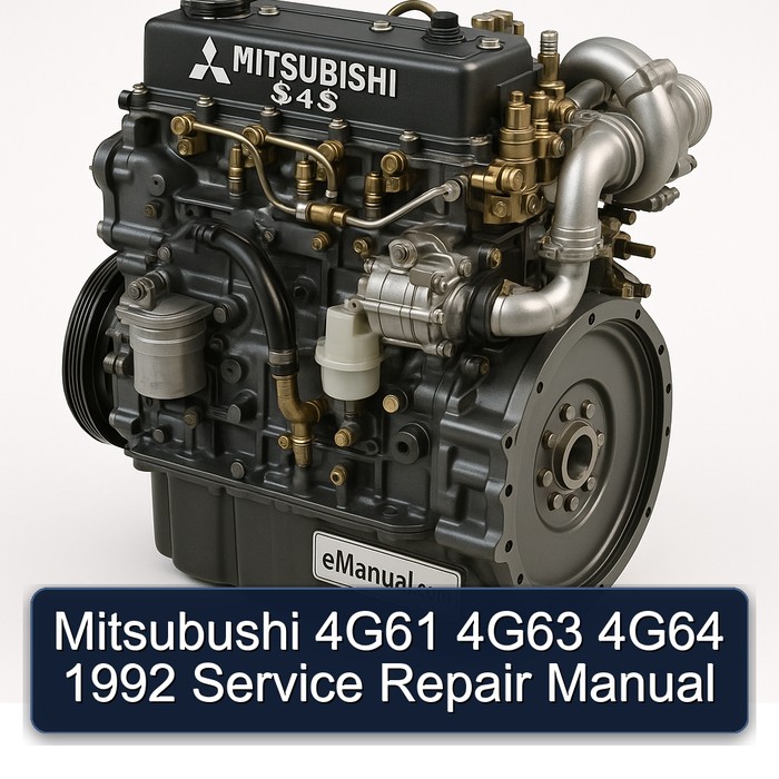 Mitsubushi 4G61 4G63 4G64 1992 Manual de servicio y reparación