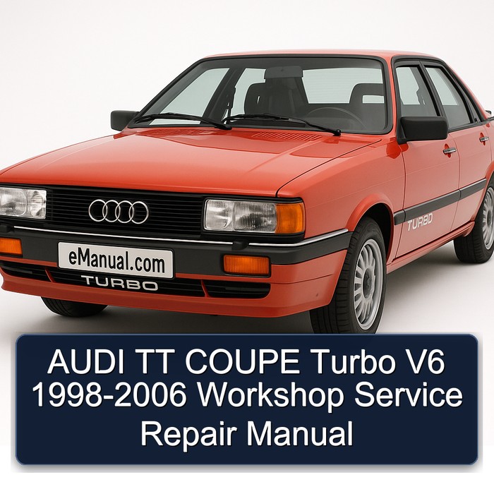 AUDI TT COUPE Turbo V6 1998-2006 Workshop Service Repair Manual