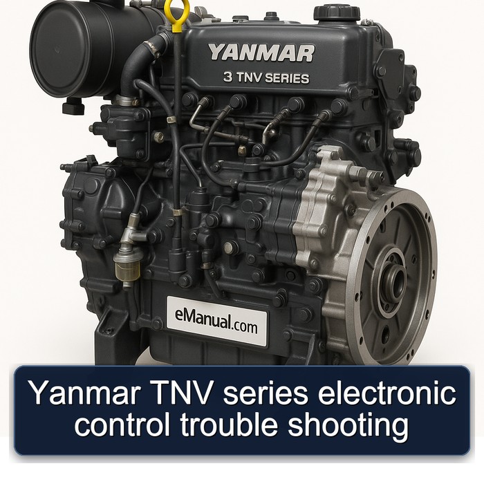 Yanmar TNV series electronic control trouble shooting