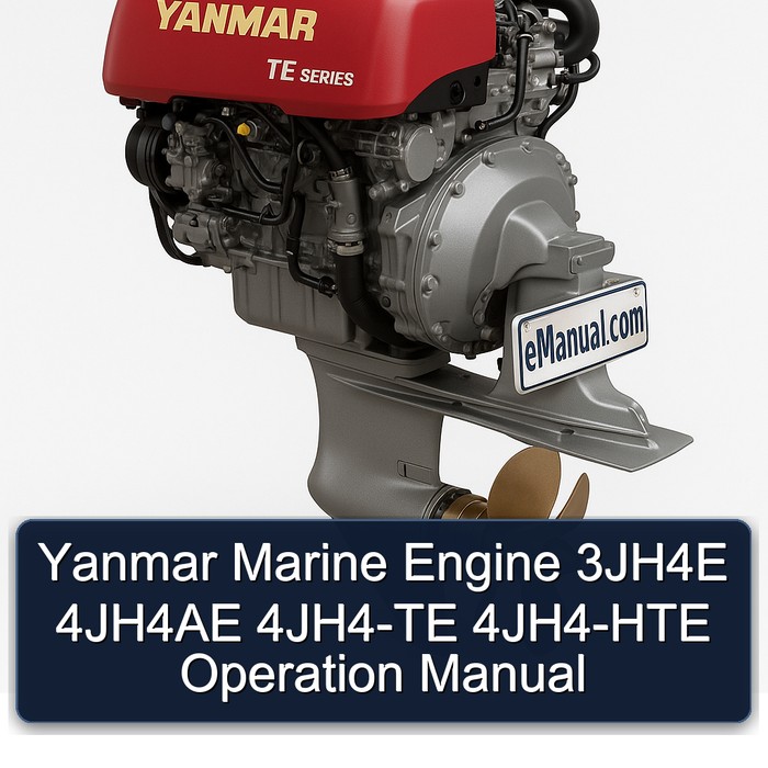 Yanmar Marine Engine 3JH4E 4JH4AE 4JH4-TE 4JH4-HTE Operation Manual