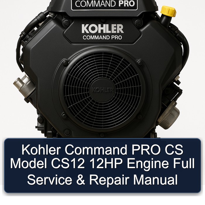 Kohler Command PRO CS Model CS12 12HP Engine Full Manual de servicio y reparación