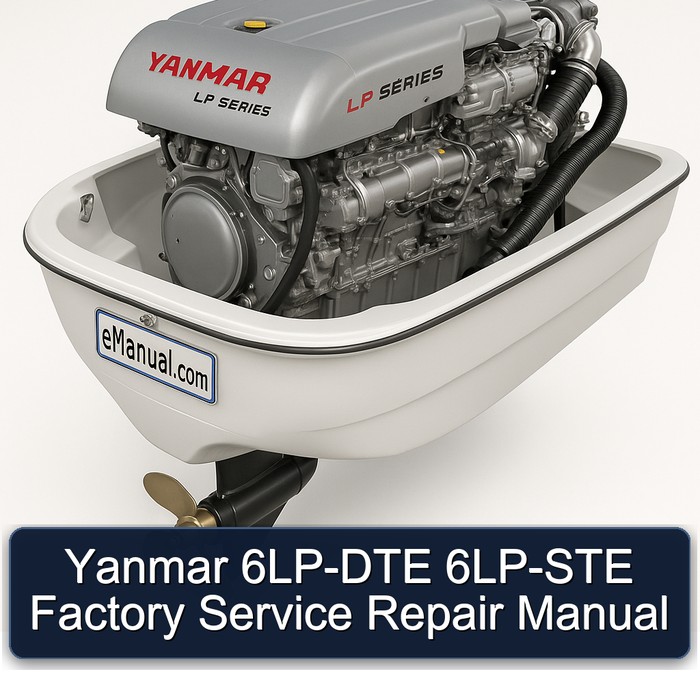 Yanmar 6LP-DTE 6LP-STE Factory Service Repair Manual 