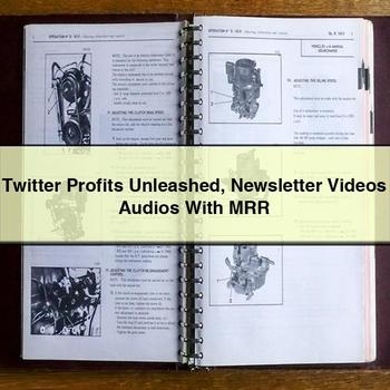 Twitter Profits Unleashed Newsletter+videos+audios with Mrr PDF Download