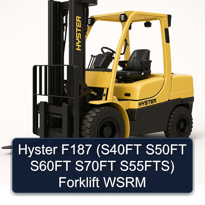 Hyster Gabelstapler F187 (S40FT S50FT S60FT S70FT S55FTS) WSRM