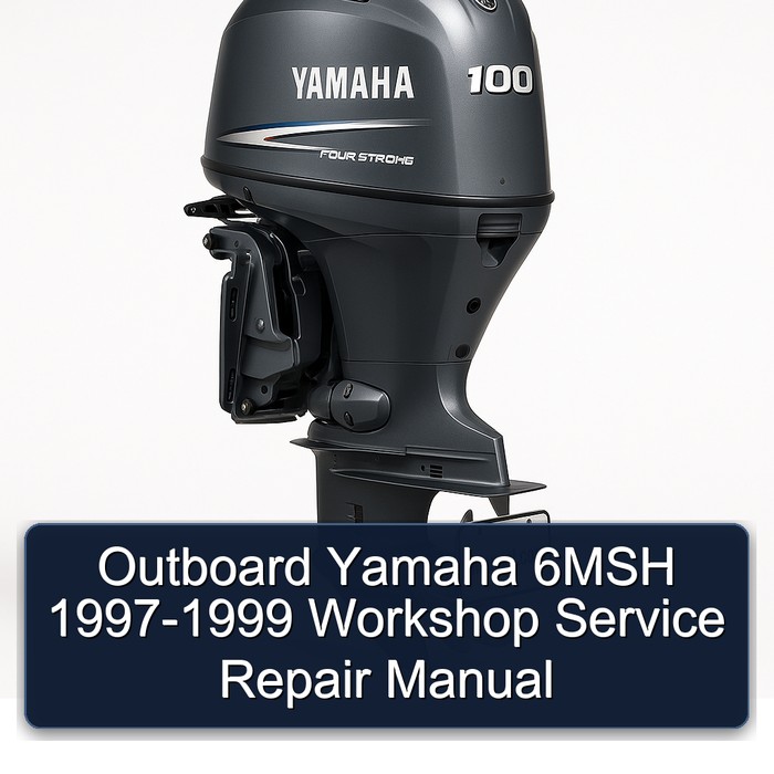 Outboard Yamaha 6MSH 1997-1999 Workshop Service Repair Manual 