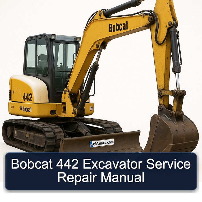 Bobcat 442 Excavator Manual de servicio y reparación