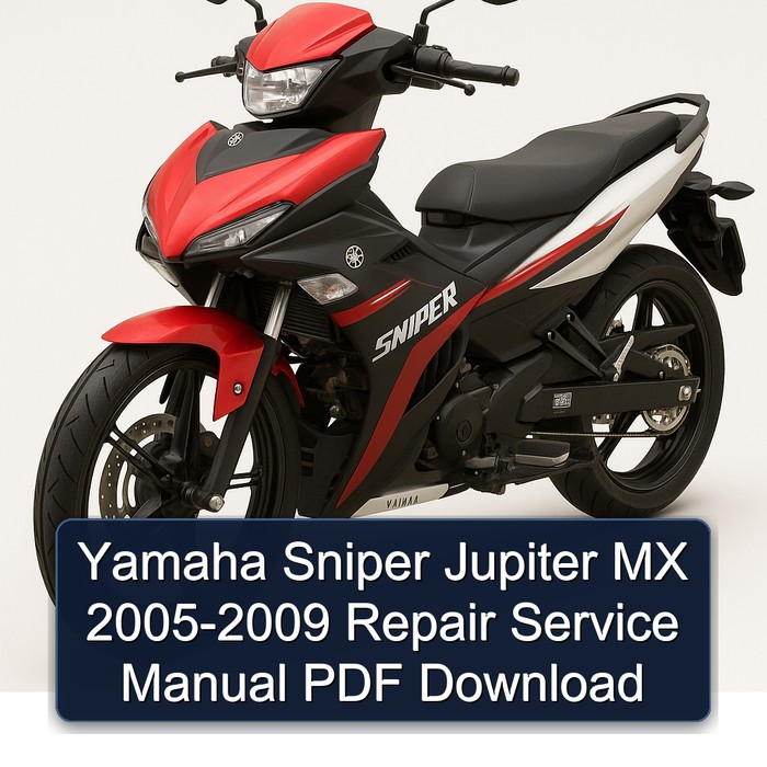 Yamaha Sniper Jupiter MX 2005-2009 Repair Service Manual PDF Download