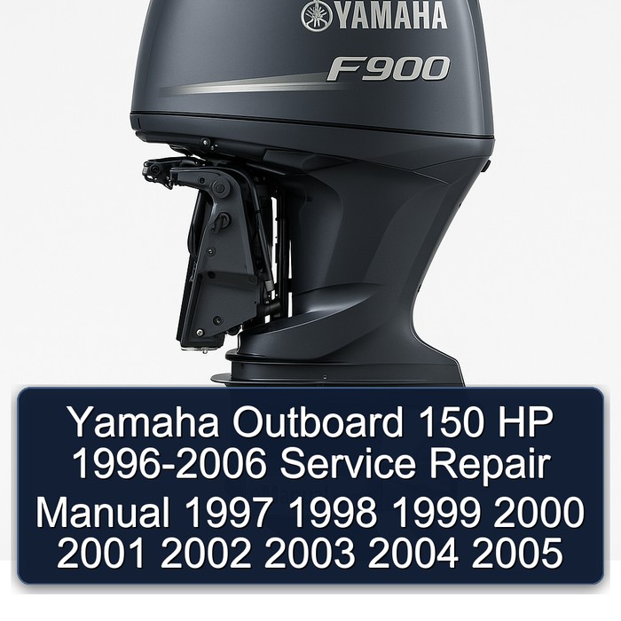 Yamaha Outboard 150 HP 1996-2006 Service Repair Manual 1997 1998 1999 2000 2001 2002 2003 2004 2005 