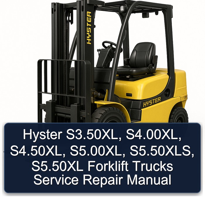 Hyster Gabelstapler S3.50XL bis S5.50XLS - Service und Reparaturhandbuch