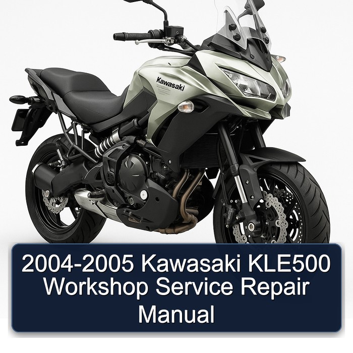 2004-2005 Kawasaki KLE500 Workshop Manual de servicio y reparación