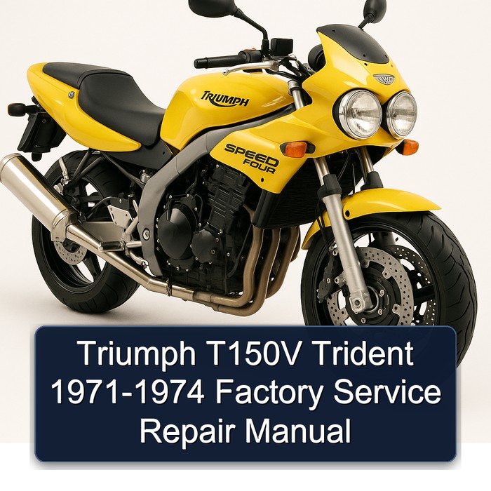 Triumph T150V Trident 1971-1974 Factory Service Repair Manual