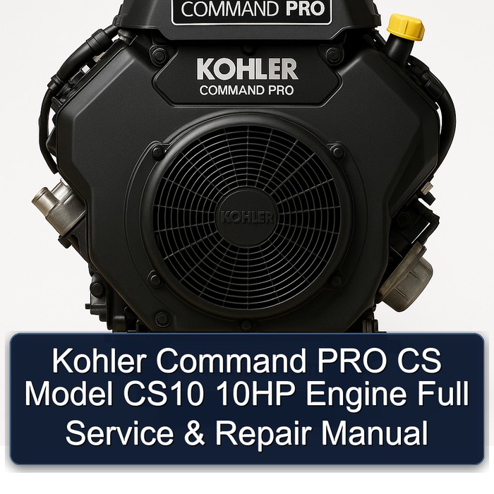 Kohler Command PRO CS Model CS10 10HP Engine Full Manual de servicio y reparación