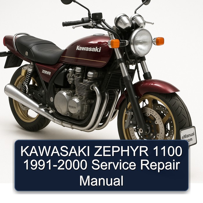 KAWASAKI ZEPHYR 1100 1991-2000 Manual de servicio y reparación