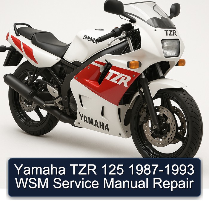 Yamaha TZR 125 1987-1993 WSM Service Manual Repair