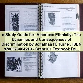E-Study Guide for American Ethnicity: the Dynamics and Consequences of Discrimination by Jonathan H. Turner PDF Download