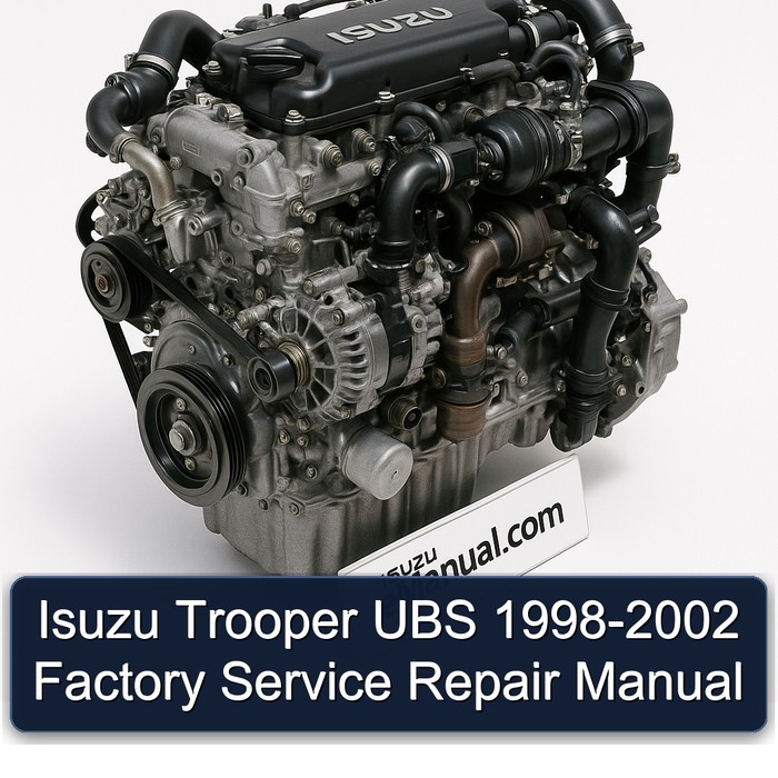 Manual de Servicio y Reparación Isuzu Trooper UBS 1998-2002