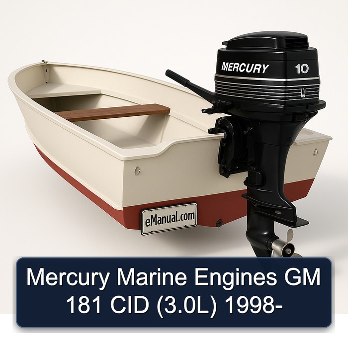 Mercury Marine Engines GM 181 CID (3.0L) 1998-