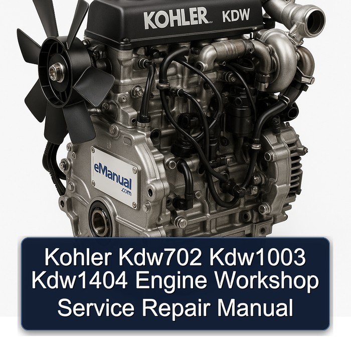 Kohler KDW702, KDW1003, KDW1404 Motoren Werkstatt-Reparaturhandbuch