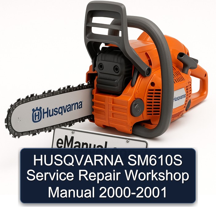HUSQVARNA SM610S Service Repair Workshop Manual 2000-2001