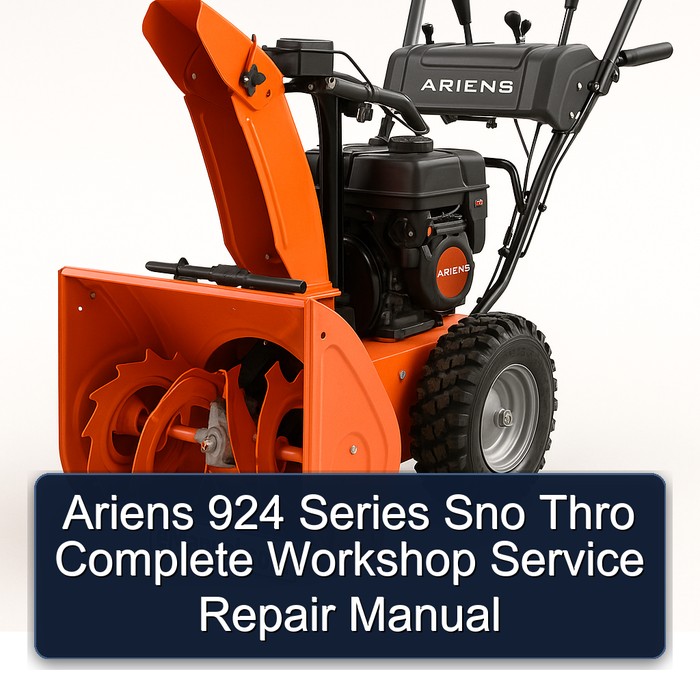 Ariens 924 Series Sno Thro Complete Workshop Service Repair Manual 