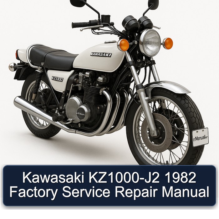 Kawasaki KZ1000-J2 1982 Factory Manual de servicio y reparación