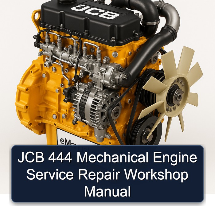 JCB 444 Mechanical Engine Service Repair Workshop Manual 