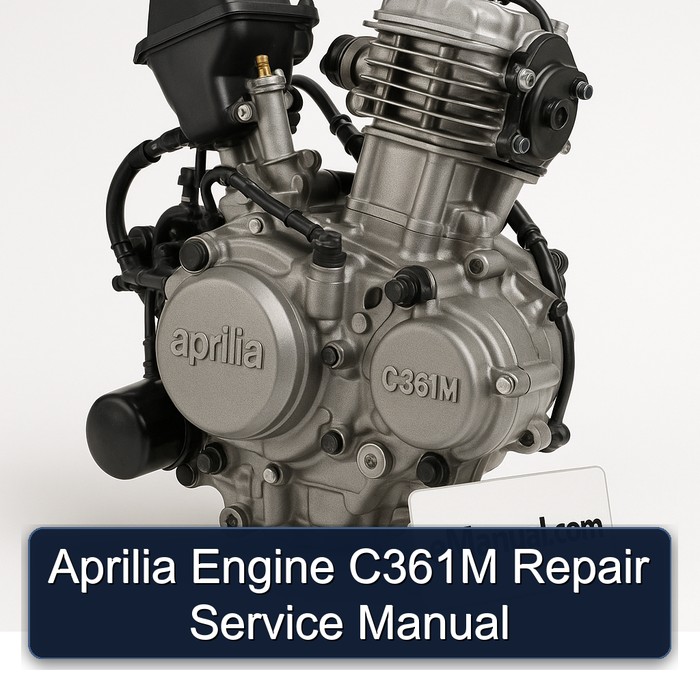 Aprilia Engine C361M Repair Service Manual 