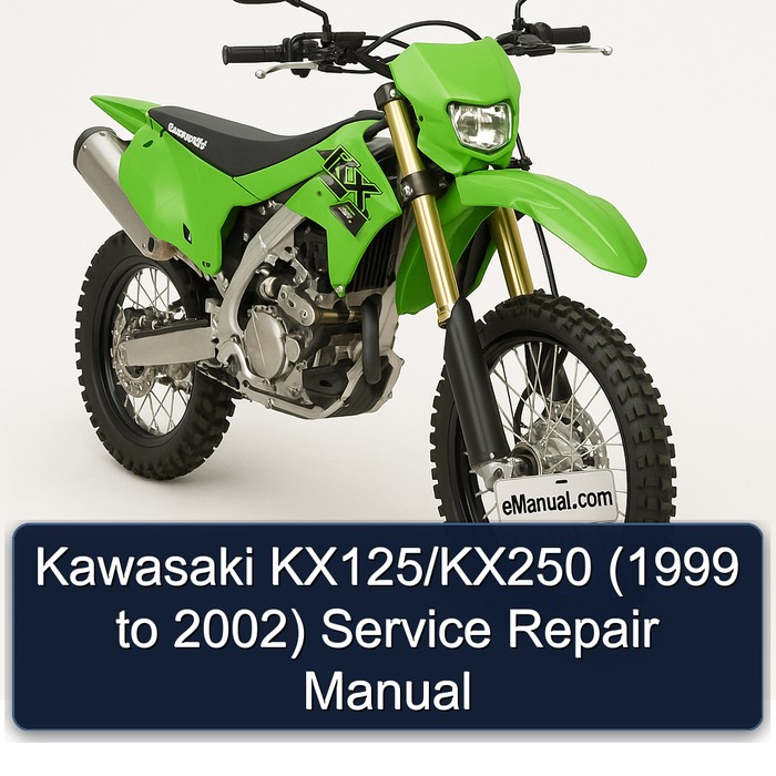 Kawasaki KX125/KX250 (1999 to 2002) Manual de servicio y reparación
