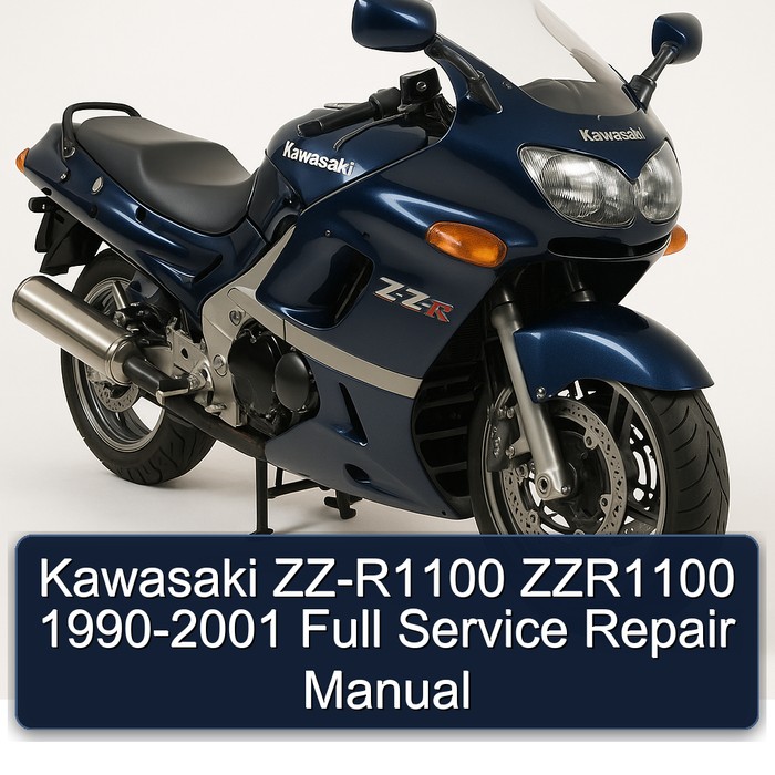 Kawasaki ZZ-R1100 ZZR1100 1990-2001 Full Service Repair Manual