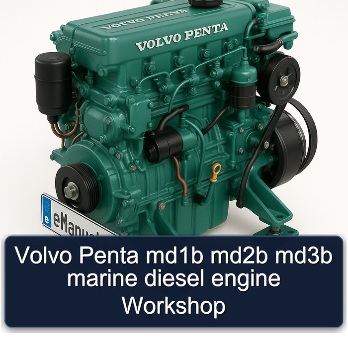 Volvo Penta md1b md2b md3b marine diesel engine Workshop