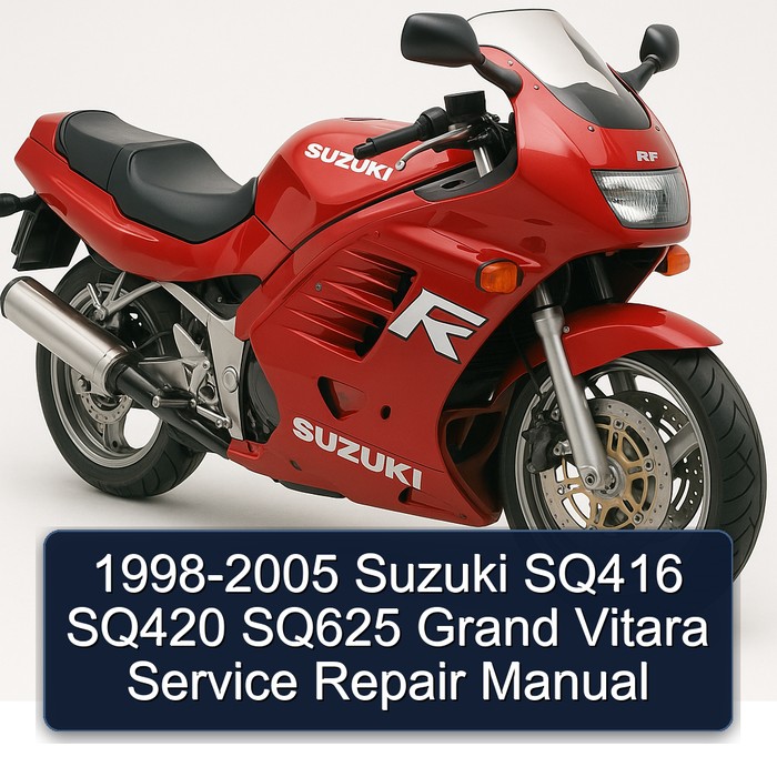 1998-2005 Suzuki SQ416 SQ420 SQ625 Grand Vitara Manual de servicio y reparación