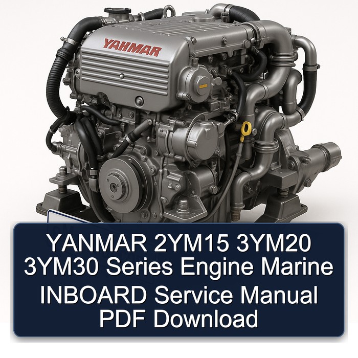YANMAR 2YM15 3YM20 3YM30 Series Engine Marine INBOARD Service Manual PDF Download
