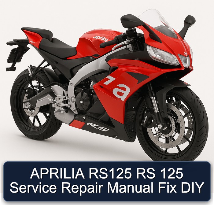 APRILIA RS125 RS 125 Manual de servicio y reparación Fix DIY