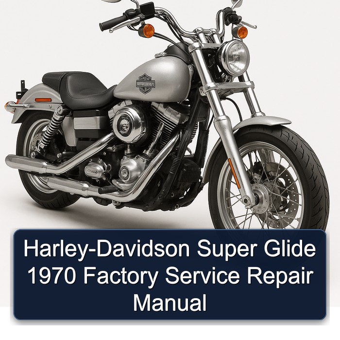 Harley-Davidson Super Glide 1970 Factory Service Repair Manual