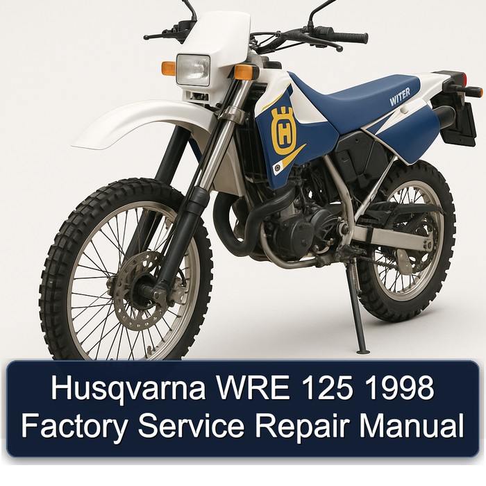 Husqvarna WRE 125 1998 Factory Manual de servicio y reparación