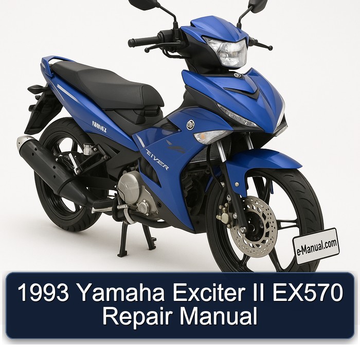 1993 Yamaha Exciter II EX570 Repair Manual