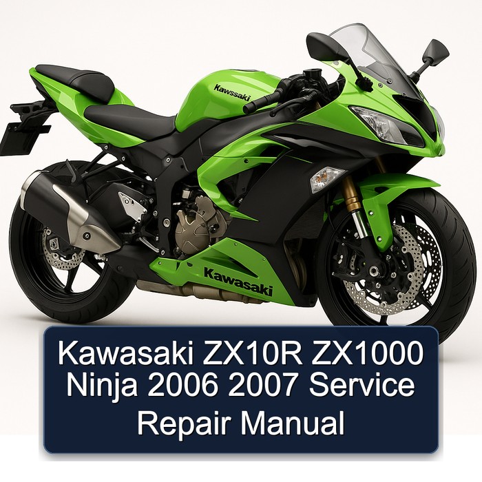 Kawasaki ZX10R ZX1000 Ninja 2006 2007 Service Repair Manual