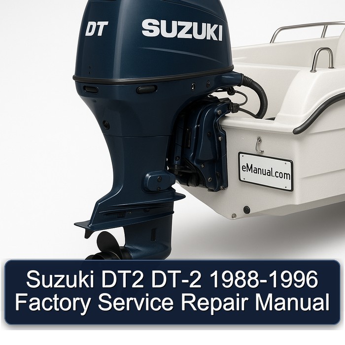 Suzuki DT2 DT-2 1988-1996 Factory Manual de servicio y reparación