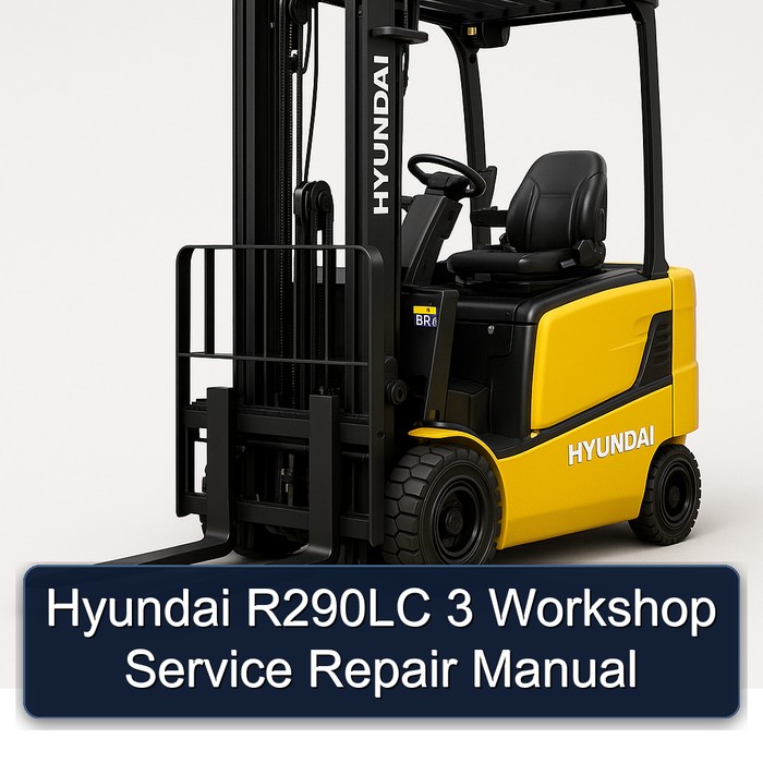 Hyundai R290LC 3 Workshop Manual de servicio y reparación