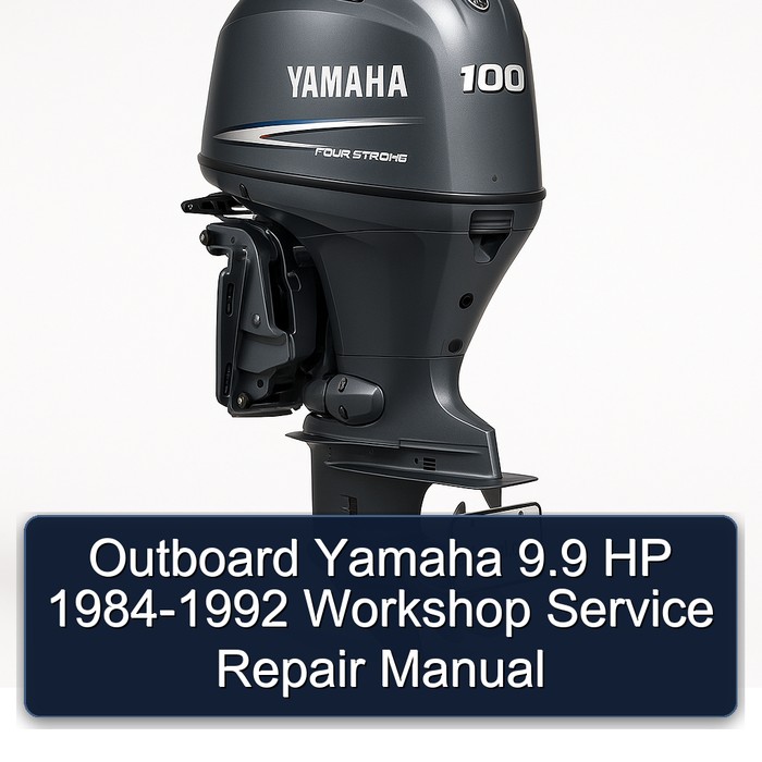 Outboard Yamaha 9.9 HP 1984-1992 Workshop Service Repair Manual 
