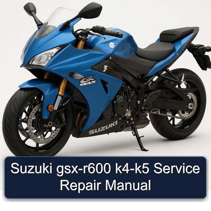 Suzuki gsx-r600 k4-k5 Service Repair Manual