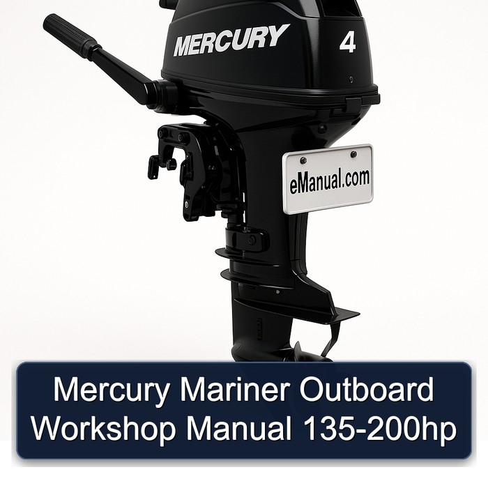 Mercury Mariner Outboard Workshop Manual 135-200hp 
